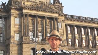 Personal Prague Guide  Marek  Wenceslas Square [upl. by Ardnalac]