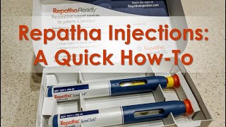 Repatha Injections A Quick HowTo [upl. by Anyaled]