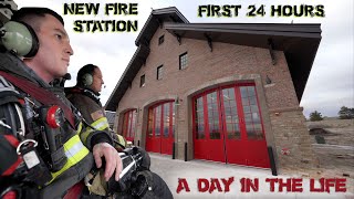 First 24 Hours in a New Fire Station  A Day in the Life [upl. by Anelim]