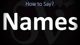 How to Pronounce Names CORRECTLY [upl. by Elbas405]