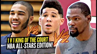 1v1 King of The Court NBA AllStars Edition Kevin Durant Paul George Devin Booker GO AT IT [upl. by Jacobsohn]