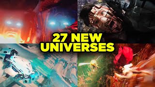 Doctor Strange Multiverse of Madness EVERY NEW UNIVERSE Revealed [upl. by Sassan]