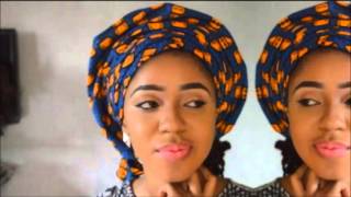 Gele Tutorial  How To Tie Gele How Tie Ankara Ge [upl. by Noyrb148]