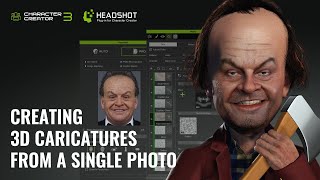 Master Class  Create 3D Caricatures Quickly with Character Creator Headshot amp SkinGen  by Mythcons [upl. by Eirased]