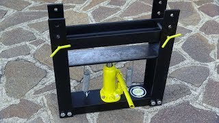 Make a Hydraulic Press  Diy Tools [upl. by Noryahs]