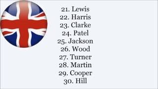 Top 100 British Surnames  Pronunciation© [upl. by Bijan304]