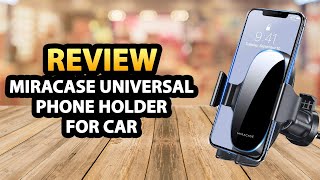 Miracase Universal Phone Holder for Car ✅ Review [upl. by Rahm327]