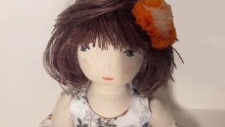 Doll making  Easy rag doll sewing pattern  Part 2 [upl. by Eelloh]