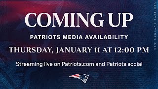 LIVE Patriots Press Conference [upl. by Ainoda187]