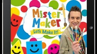 Mister Maker Lets Make It App Review [upl. by Kcinimod]