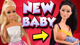 Barbie  Raquelles New Baby  Ep234 [upl. by Anelyak821]