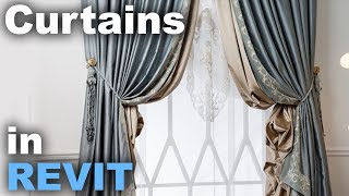 Curtains in Revit Tutorial [upl. by Lamphere]