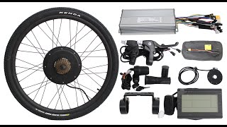 Hallomotor Ebike Conversion kit assembly installation video [upl. by Delogu]