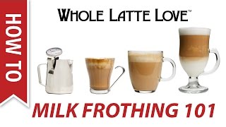 Milk Frothing for Beginners [upl. by Chandless263]