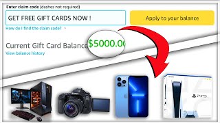 HOW TO GET FREE AMAZON GIFT CARDS 2023 UPDATE [upl. by Iosep]