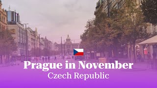 Prague in November  Czech Republic [upl. by Naarah250]