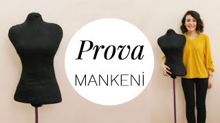 PROVA MANKENİ YAPIMI  DIY Duct Tape Mannequin [upl. by Wallack]