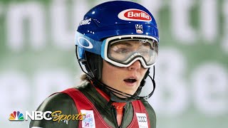 Mikaela Shiffrin settles for 3rd in Flachau slalom  NBC Sports [upl. by Blynn]