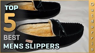 Top 5 Best Mens Slippers Review in 2025 [upl. by Neeoma]