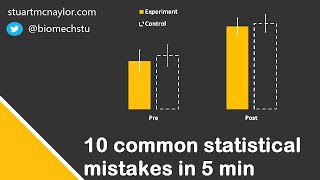 Ten Statistical Mistakes in 5 Min [upl. by Sapphire]