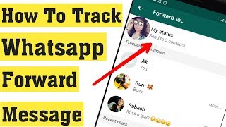 How to Track Whatsapp Forwarded Message Trick On Android Device 2020 [upl. by Ecinert443]