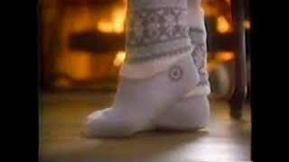 Isotoner Sports Club Slippers Commercial 1991 [upl. by Rimidalb]