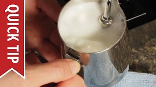 How to AutoFroth Milk for Lattes [upl. by Sharleen]