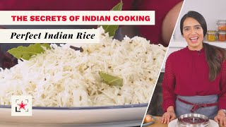 The Secrets of Indian Cooking Perfect Indian Rice [upl. by Viridissa]