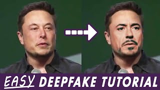 Easy Deepfake Tutorial DeepFaceLab 20 Quick96 [upl. by Benil964]