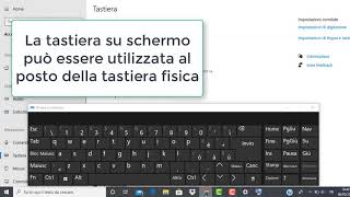 Come Aprire la Tastiera Virtuale in Windows 10 [upl. by Mancino]