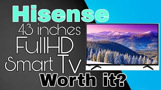 Hisense 43 inches FullHD smart TV 43E5600  Is it worth buying  How to connect RemoteNow app [upl. by Gaskill]