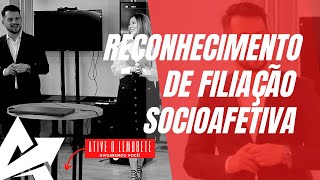 DIREITO DE FAMÍLIA Reconhecimento de filiação socioafetiva [upl. by Retla]