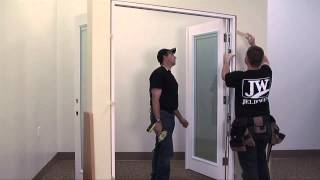 HowTo Install a French Door [upl. by Atilem]