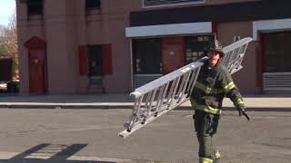 SingleFirefighter Ladder Raise [upl. by Niad]