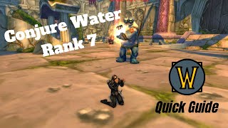 EASY Guide Mage Water Rank 7  Classic WoW Dire Maul [upl. by Radborne]