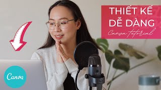 Thiết kế mọi thứ trên CANVA  Thiết kế slide thuyết trình minh hoạ video CANVA TUTORIAL [upl. by Hanni252]