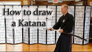 How to draw a Katana [upl. by Yroj]