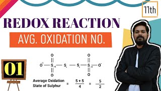 Redox Reactions Mole Concept2 । Class 11 L1  Average Oxidation Number Calculation [upl. by Trilly]