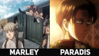 Marley VS Paradis  Return From the War  Attack On Titan Season 4 [upl. by Ree]