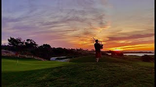 The Bagpipes of Spanish Bay  A Must See Pebble Beach Experience [upl. by Latvina]