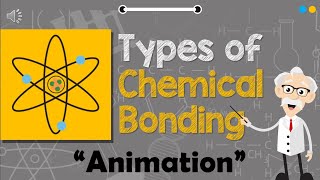 TYPES OF CHEMICAL BONDING  Animation [upl. by Sema]