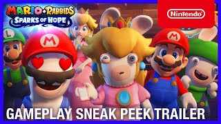 Mario  Rabbids Sparks of Hope  Gameplay Sneak Peek Trailer  Nintendo Switch [upl. by Arten]