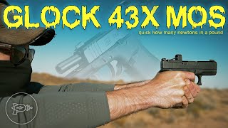 Review G43X MOS The Best Subcompact Glock Yet 🤔 [upl. by Zelle]