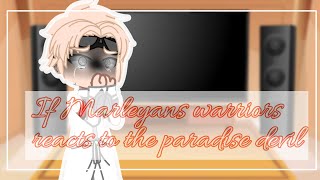 Marleyan warriors reacts to Paradise island 🔰⚔️ CONTAINS SPOILERS [upl. by Glantz544]