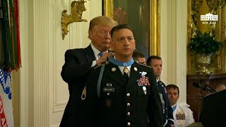 Medal of Honor Ceremony Staff Sgt David G Bellavia [upl. by Hamon]