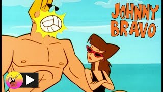 Johnny Bravo  Beach Blunder  Cartoon Network [upl. by Airdnna]